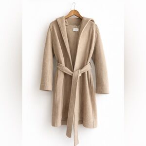 Aritzia Wilfred Cozy Tan Women's Robe Coat